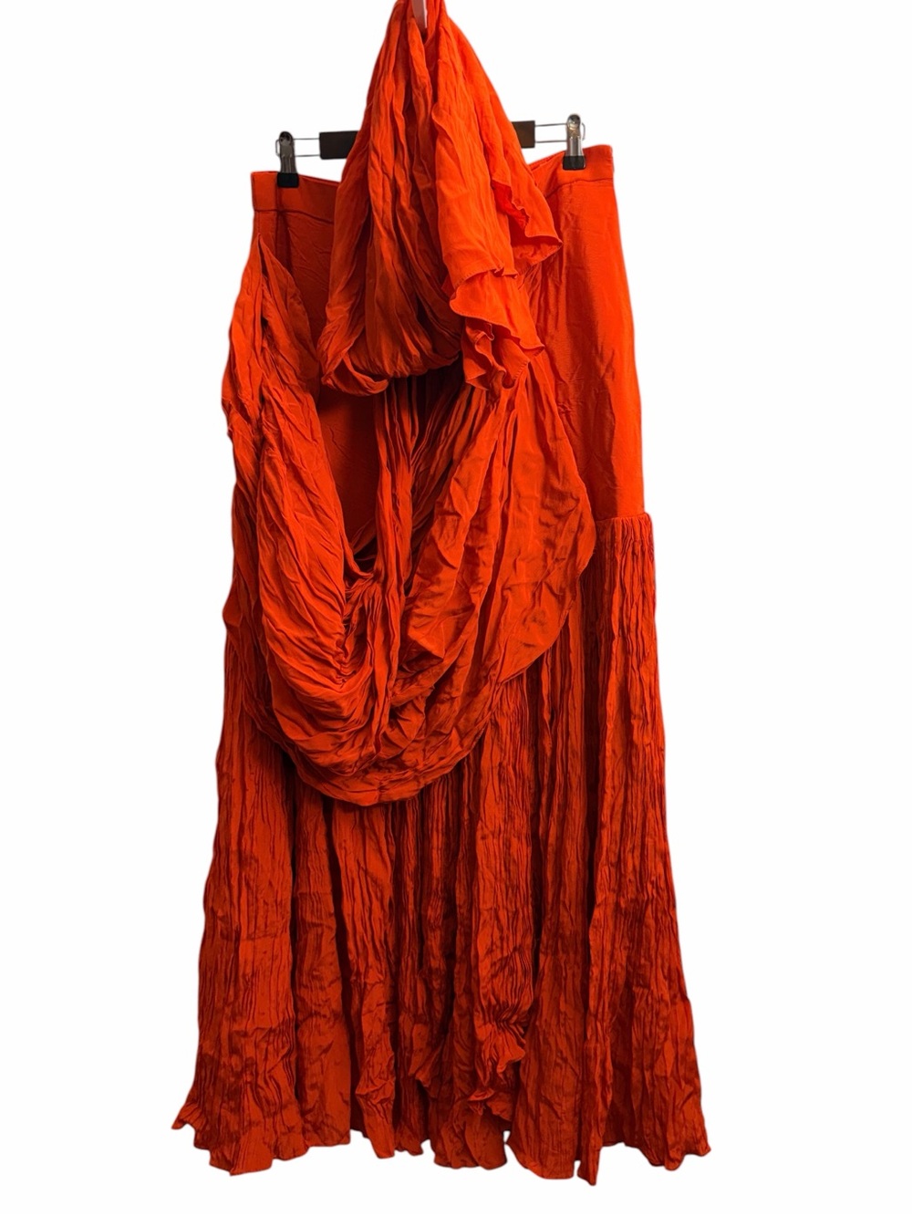 Kalki Orange Skirt
